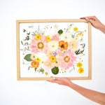 16x20 Pressed Floral Frame - blossomandrhyme