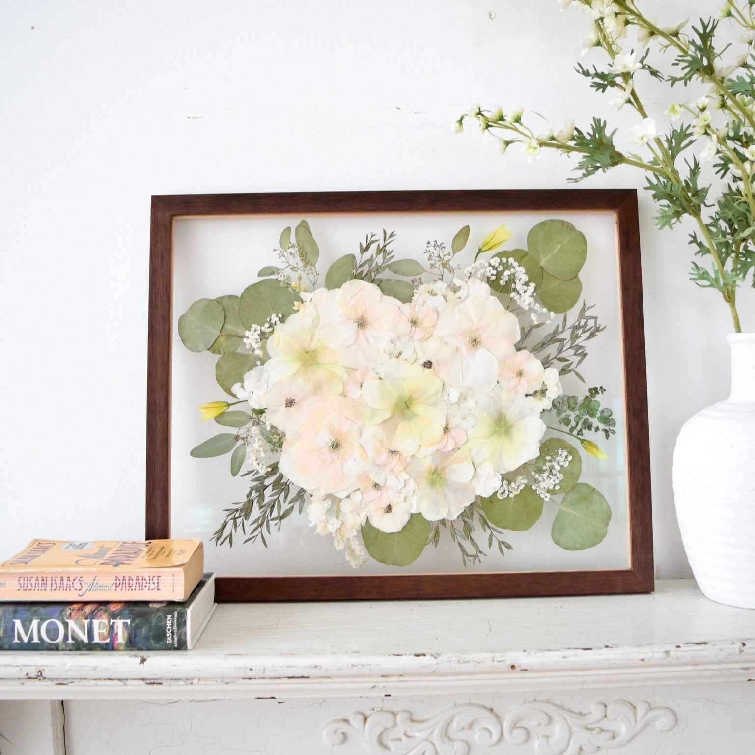 16x20 Pressed Floral Frame - blossomandrhyme