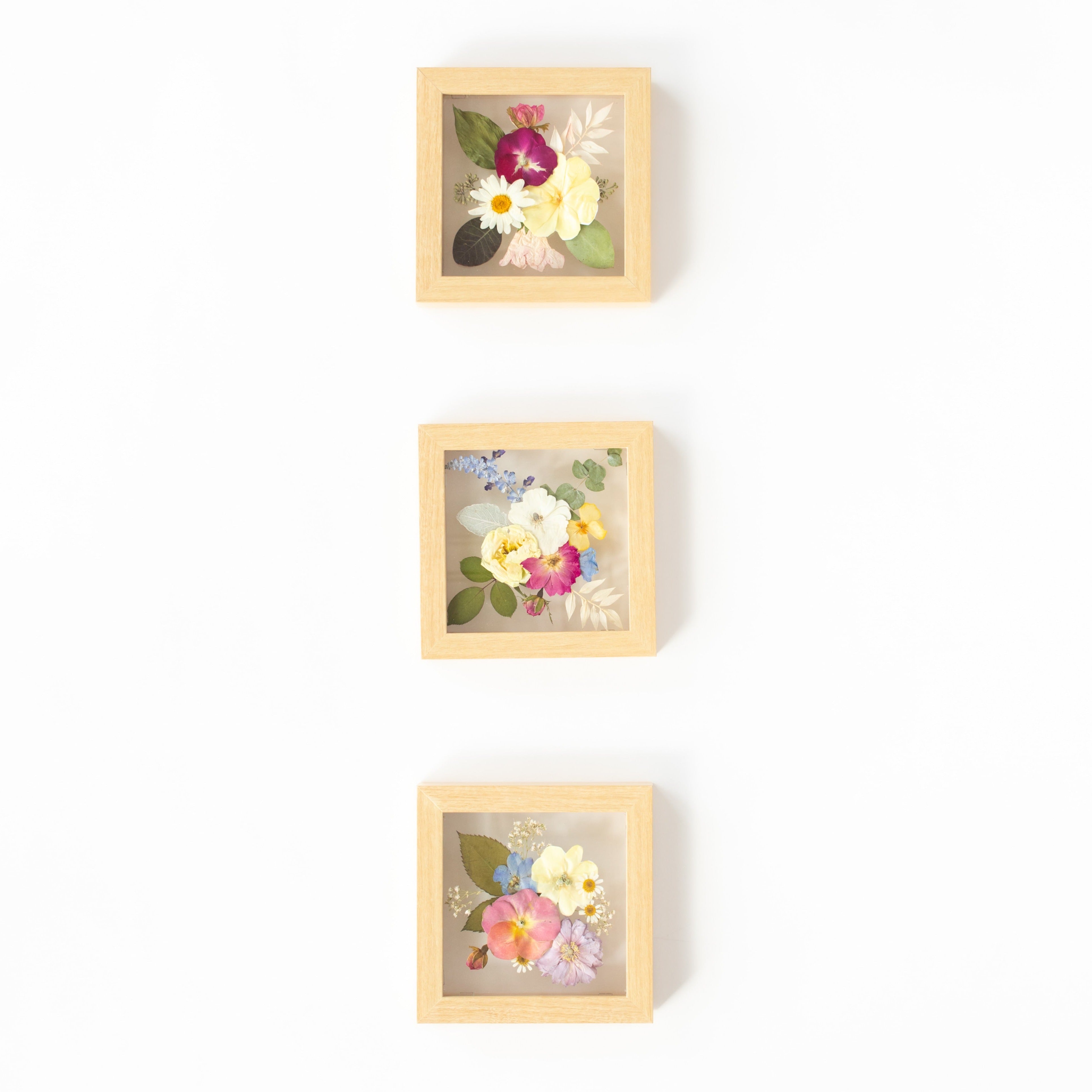 Trio Collage of Floral Frames - blossomandrhyme