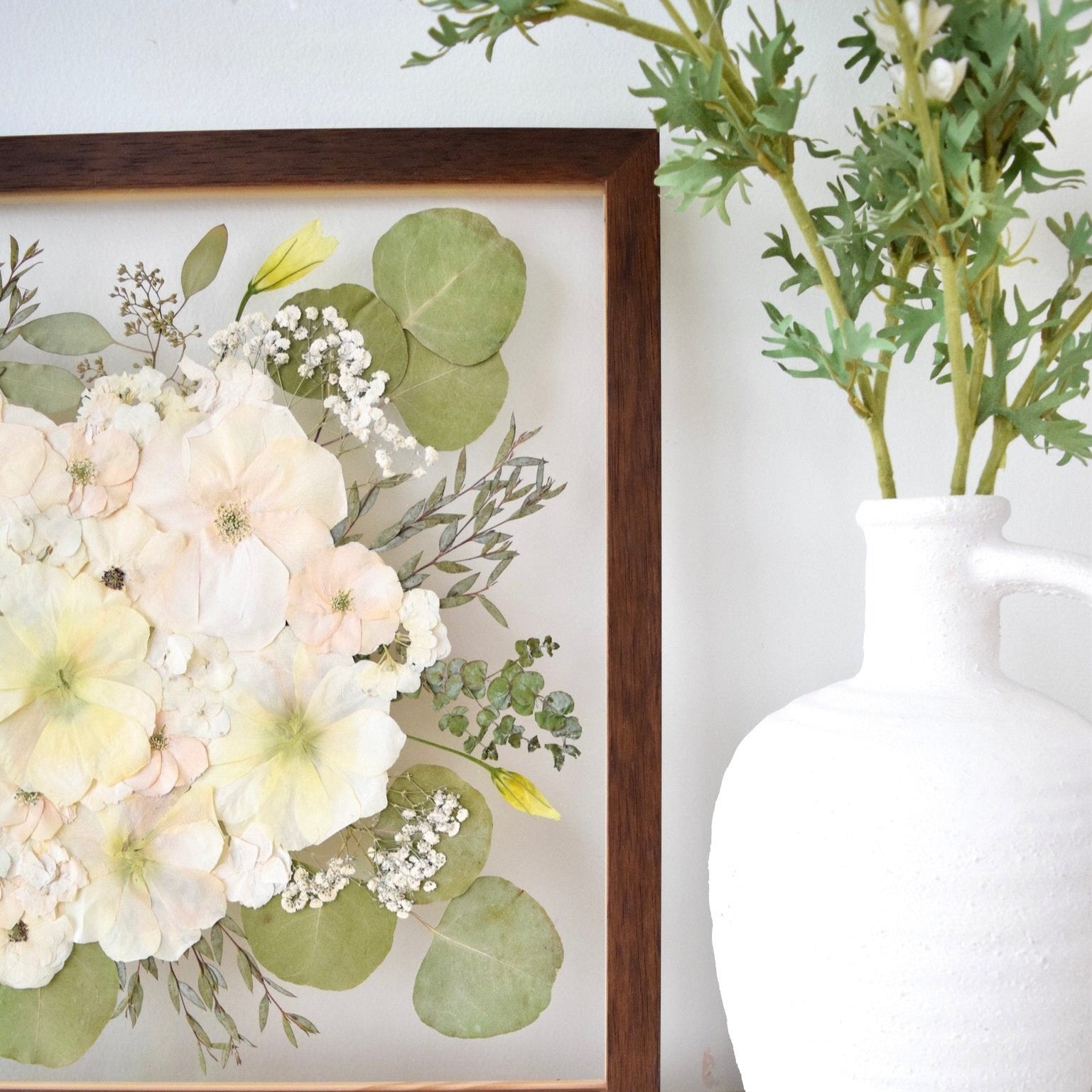 16x20 Pressed Floral Frame - blossomandrhyme