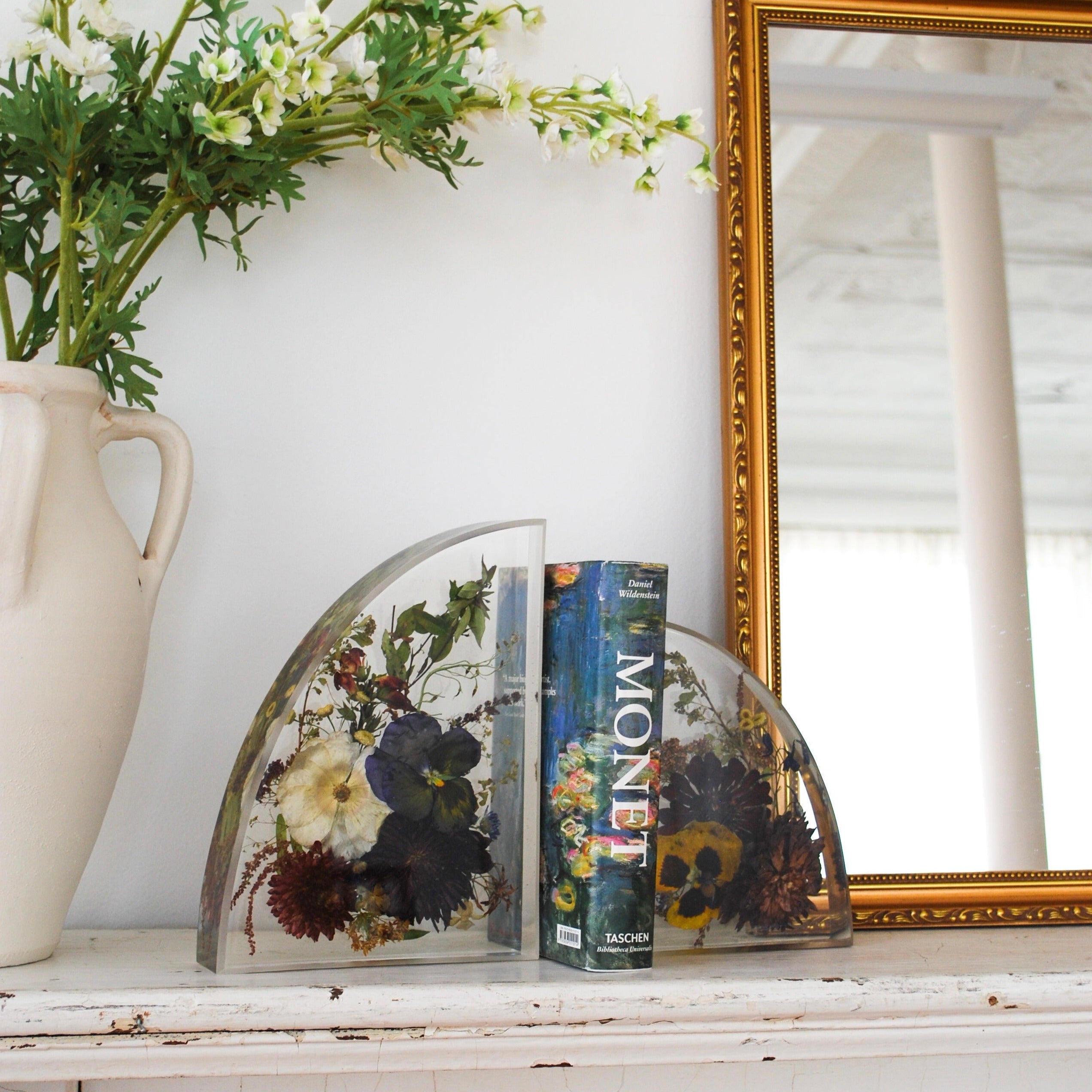 Large Resin Bookends - blossomandrhyme
