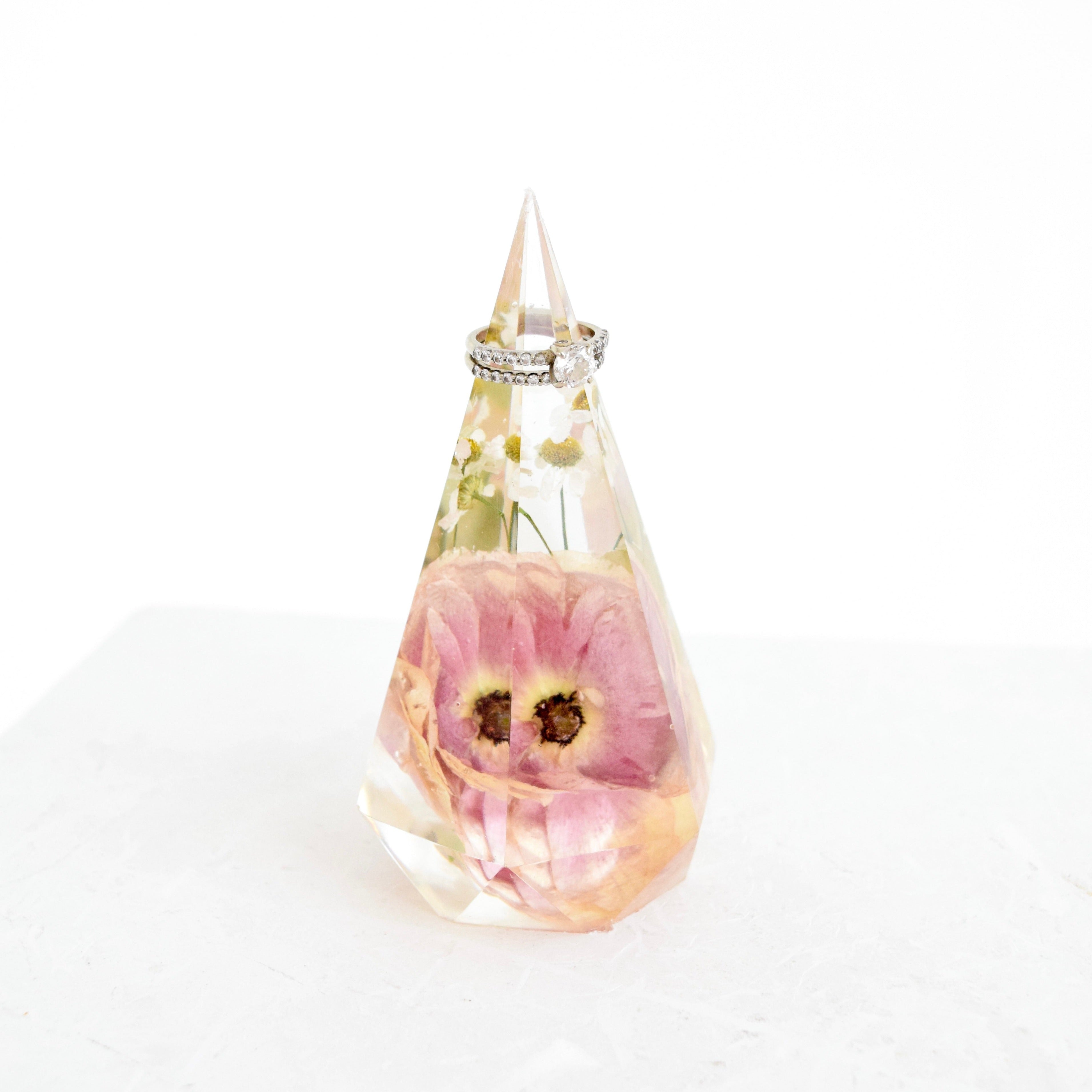 Custom Floral Ring Holder FREE for orders over $400 - blossomandrhyme