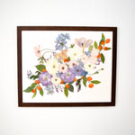 16x20 Pressed Floral Frame - blossomandrhyme