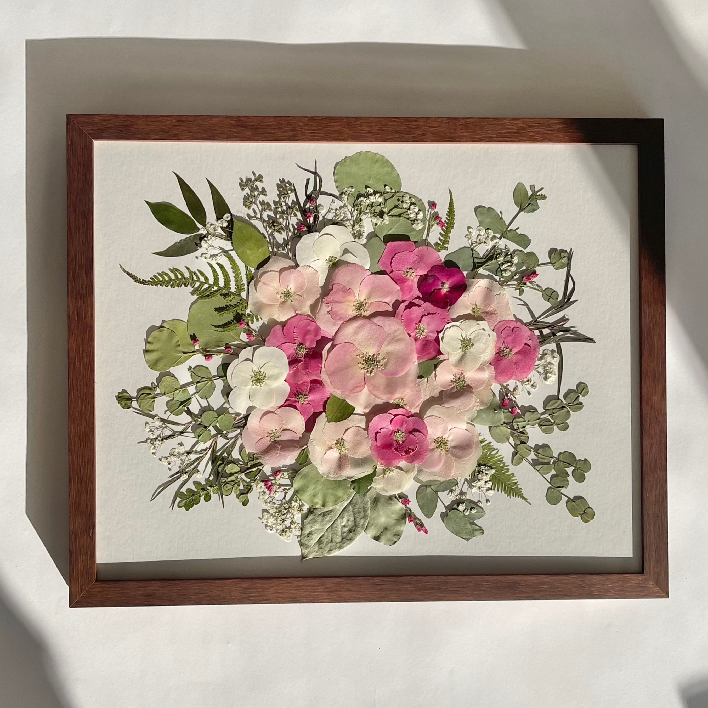 16x20 Pressed Floral Frame - blossomandrhyme