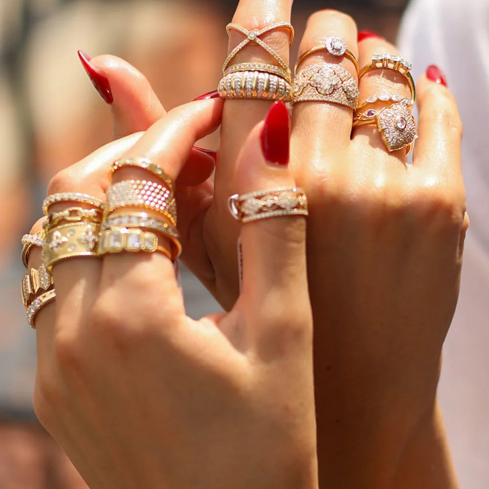 The Finery House ring shop for wedding rings in Chattanooga, Inner Circle of Blossom & Rhyme.