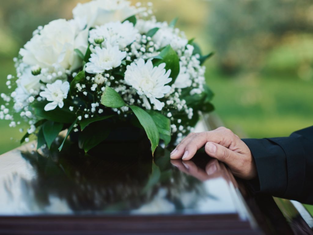 Preserved memorial flowers displayed as a heartfelt funeral flower preservation keepsake honoring the memory of a loved one.