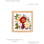 10x10 Pressed Floral Frame - blossomandrhyme