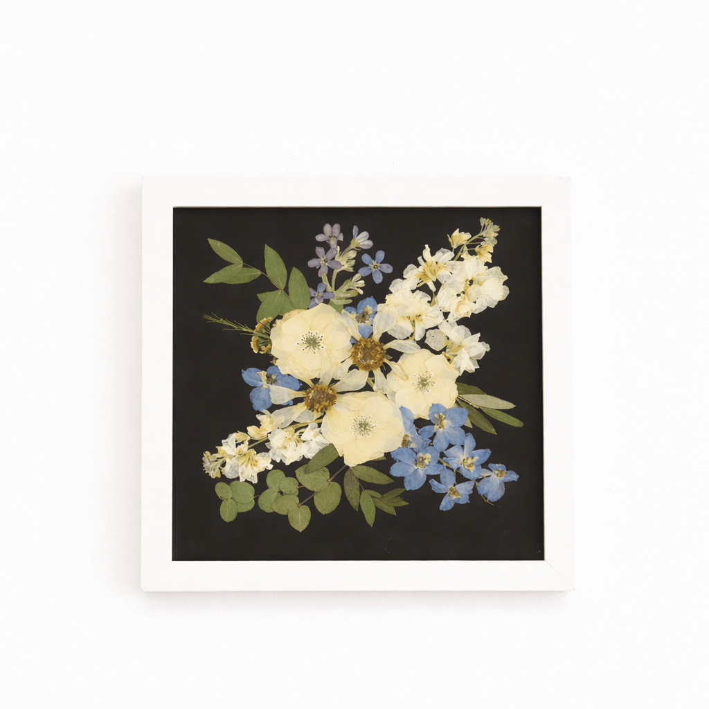 10x10 Pressed Floral Frame - blossomandrhyme