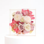 10x10 Resin Floral Block - blossomandrhyme