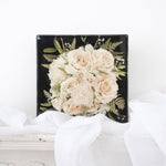 10x10 Resin Floral Block - blossomandrhyme