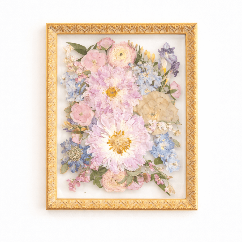 11x14 Pressed Floral Frame - blossomandrhyme
