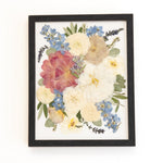 11x14 Pressed Floral Frame - blossomandrhyme