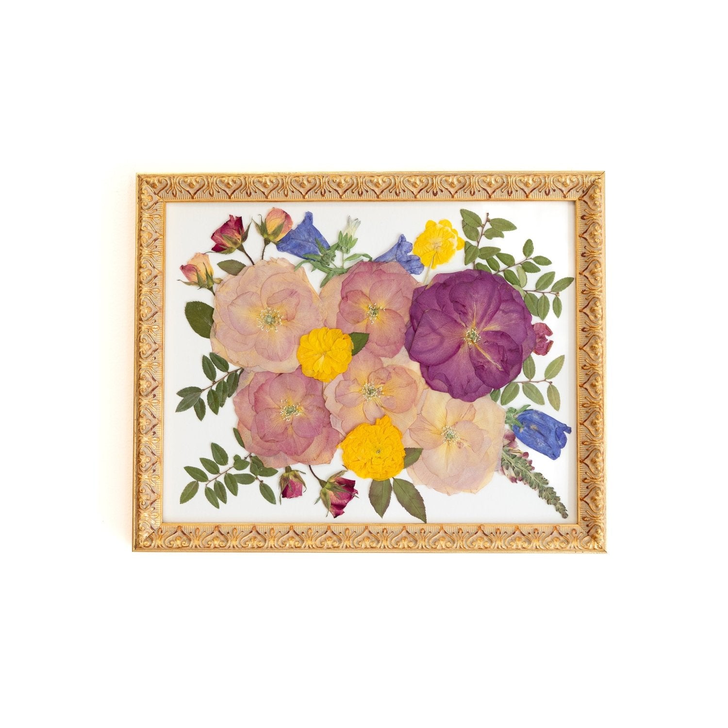 11x14 Pressed Floral Frame - blossomandrhyme