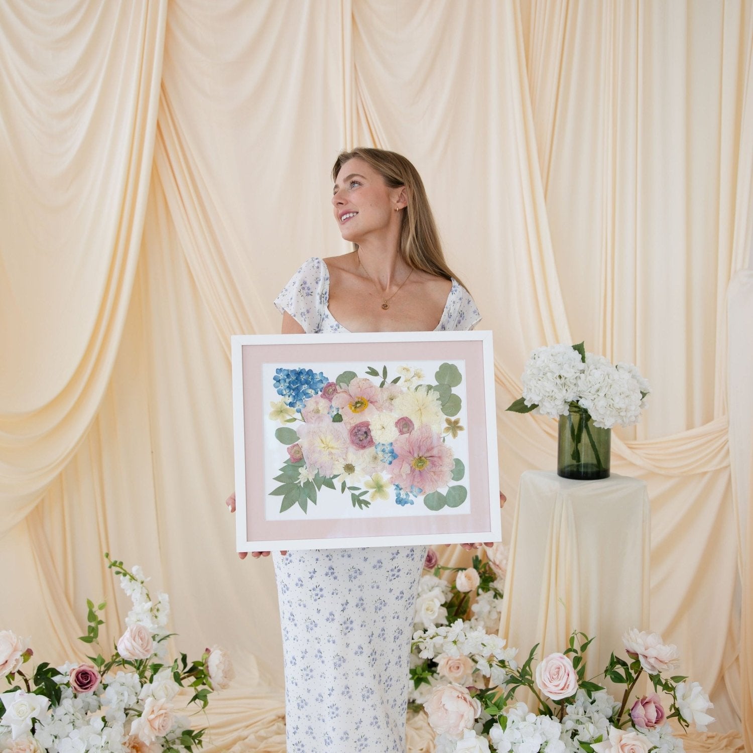 16x20 Pressed Floral Frame - blossomandrhyme