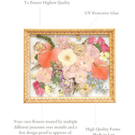 10x10 Pressed Floral Frame - blossomandrhyme