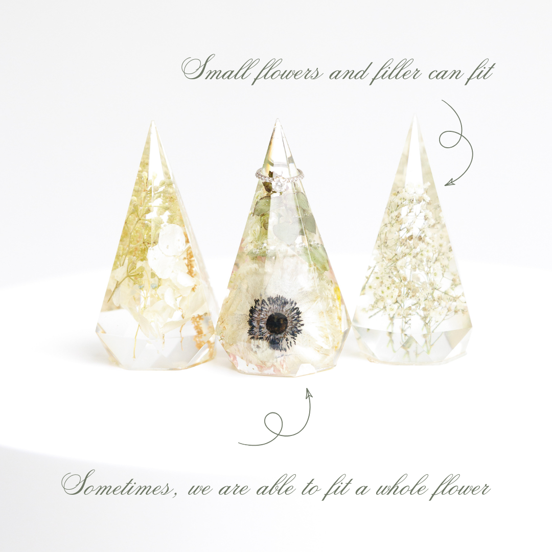 Custom Floral Ring Holder - blossomandrhyme