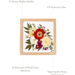 10x10 Pressed Floral Frame - blossomandrhyme