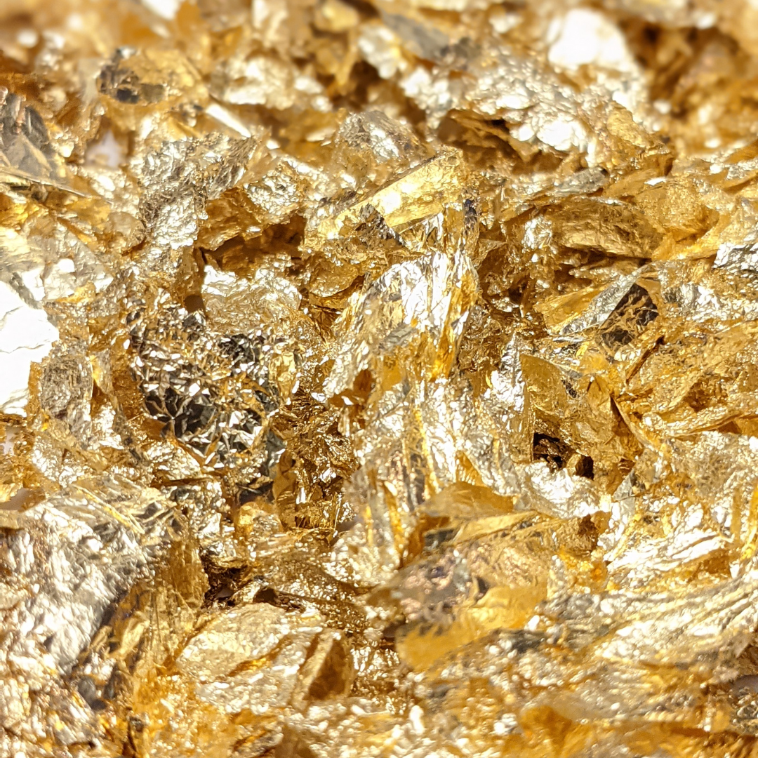 Gold Flakes - blossomandrhyme