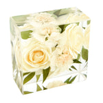 6x6 Resin Floral Block - blossomandrhyme