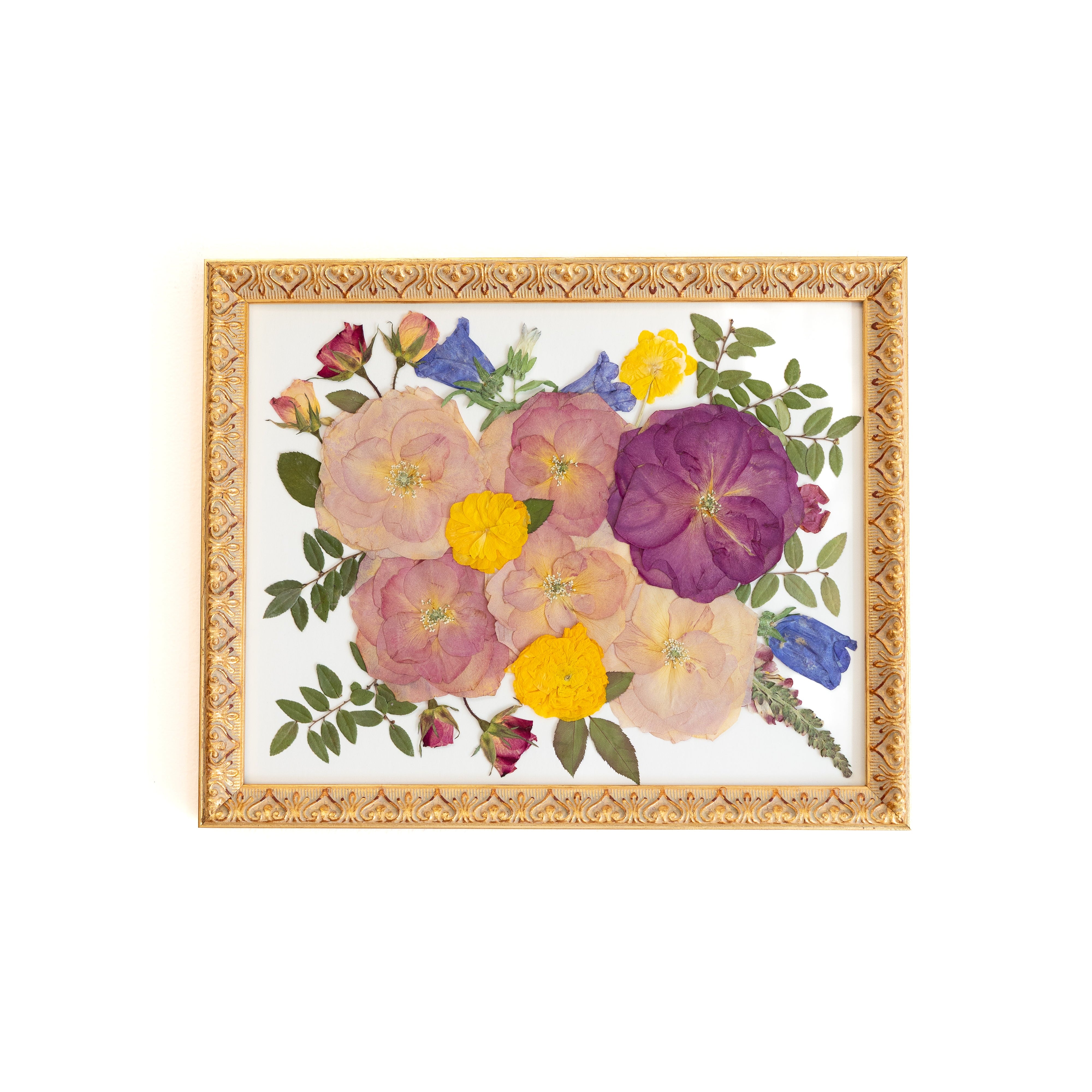 11x14 Pressed Floral Frame - blossomandrhyme