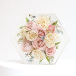 Large Floral Hexagon - blossomandrhyme