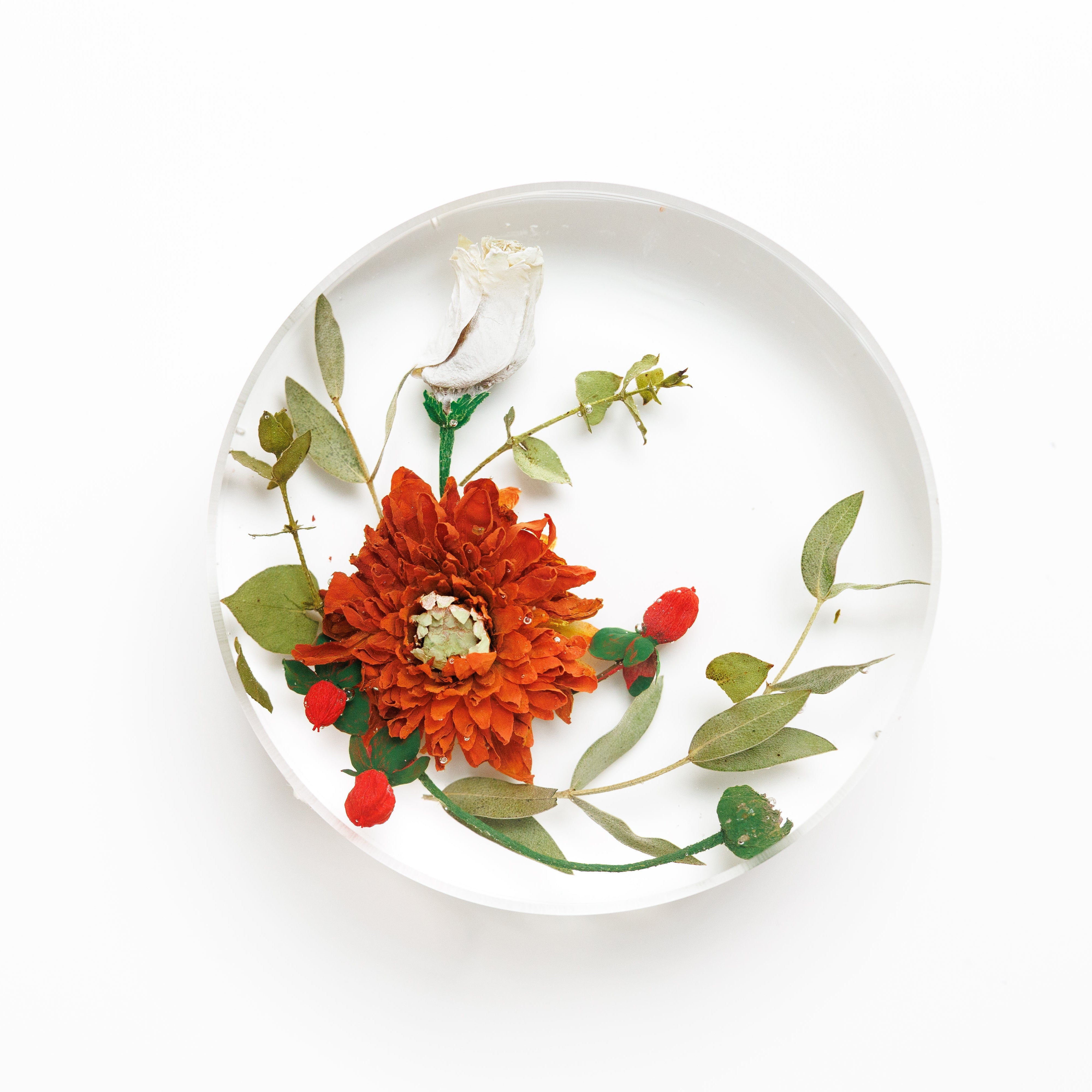 Custom Small Floral Round - blossomandrhyme