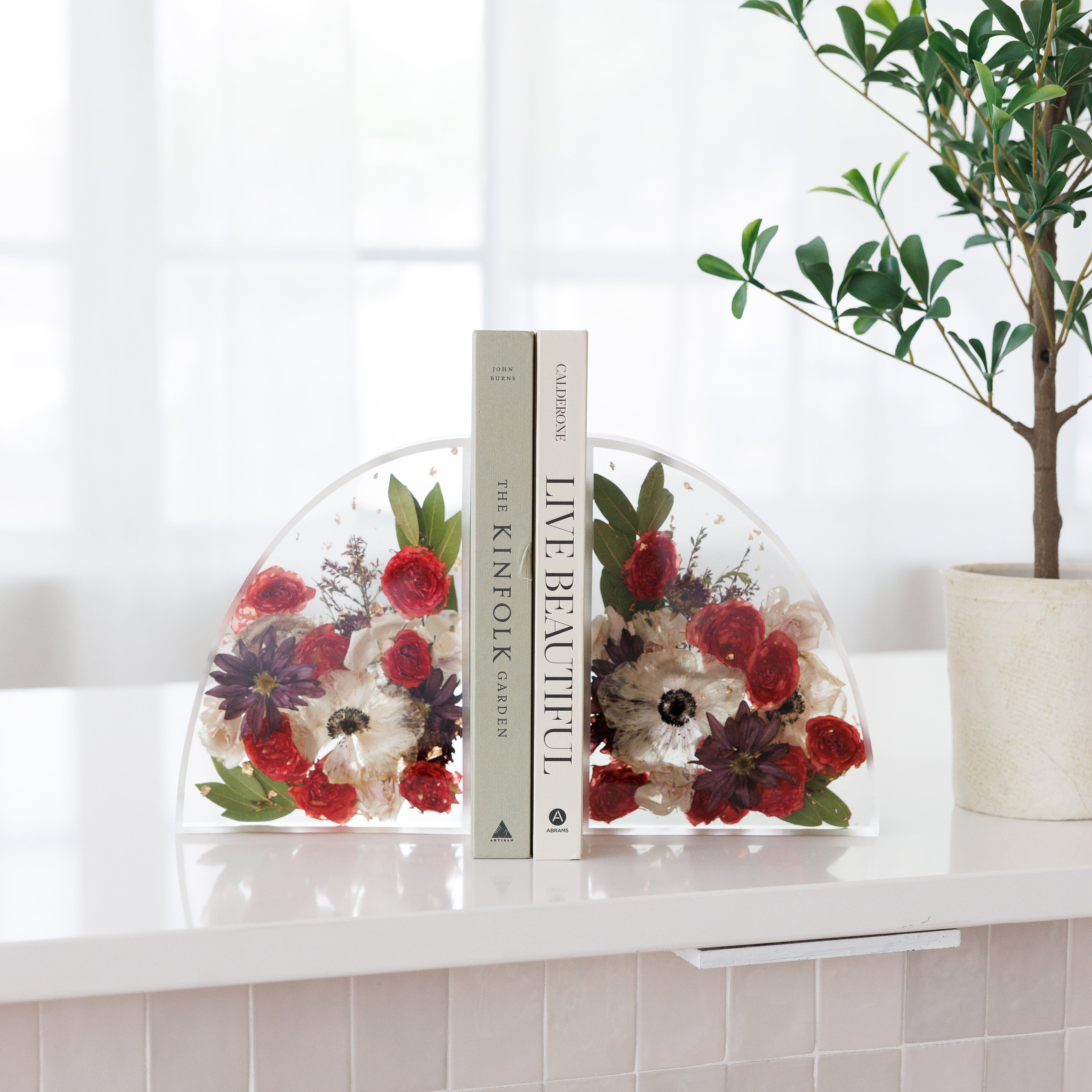 Large Resin Bookends - blossomandrhyme