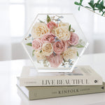 Large Floral Hexagon - blossomandrhyme