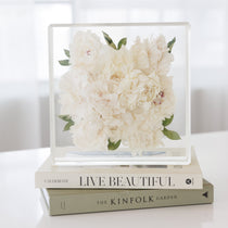 10x10 Resin Floral Block - blossomandrhyme