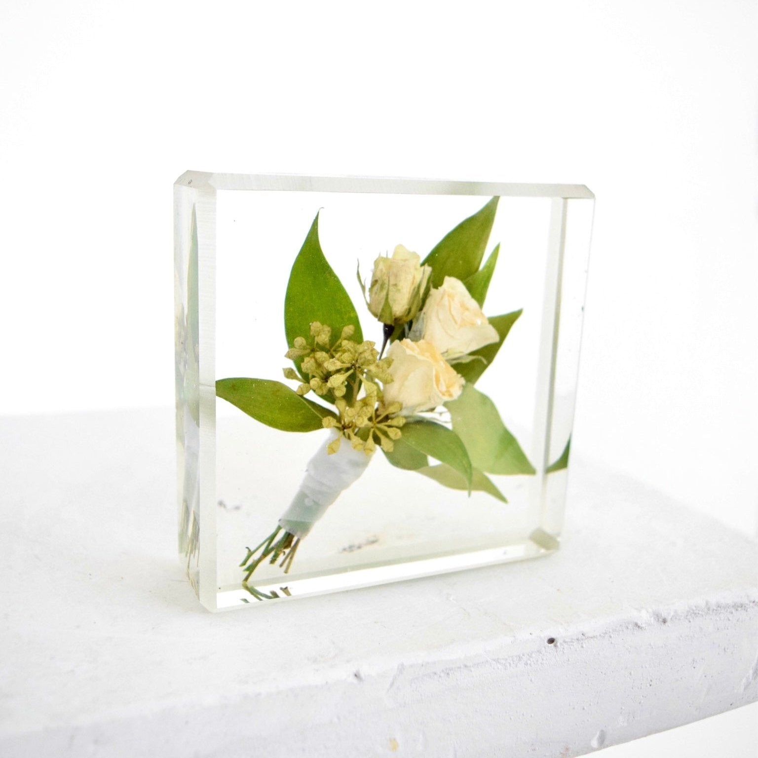 Echoes of Eden Collection featuring preserved wedding flowers handcrafted by Blossom & Rhyme