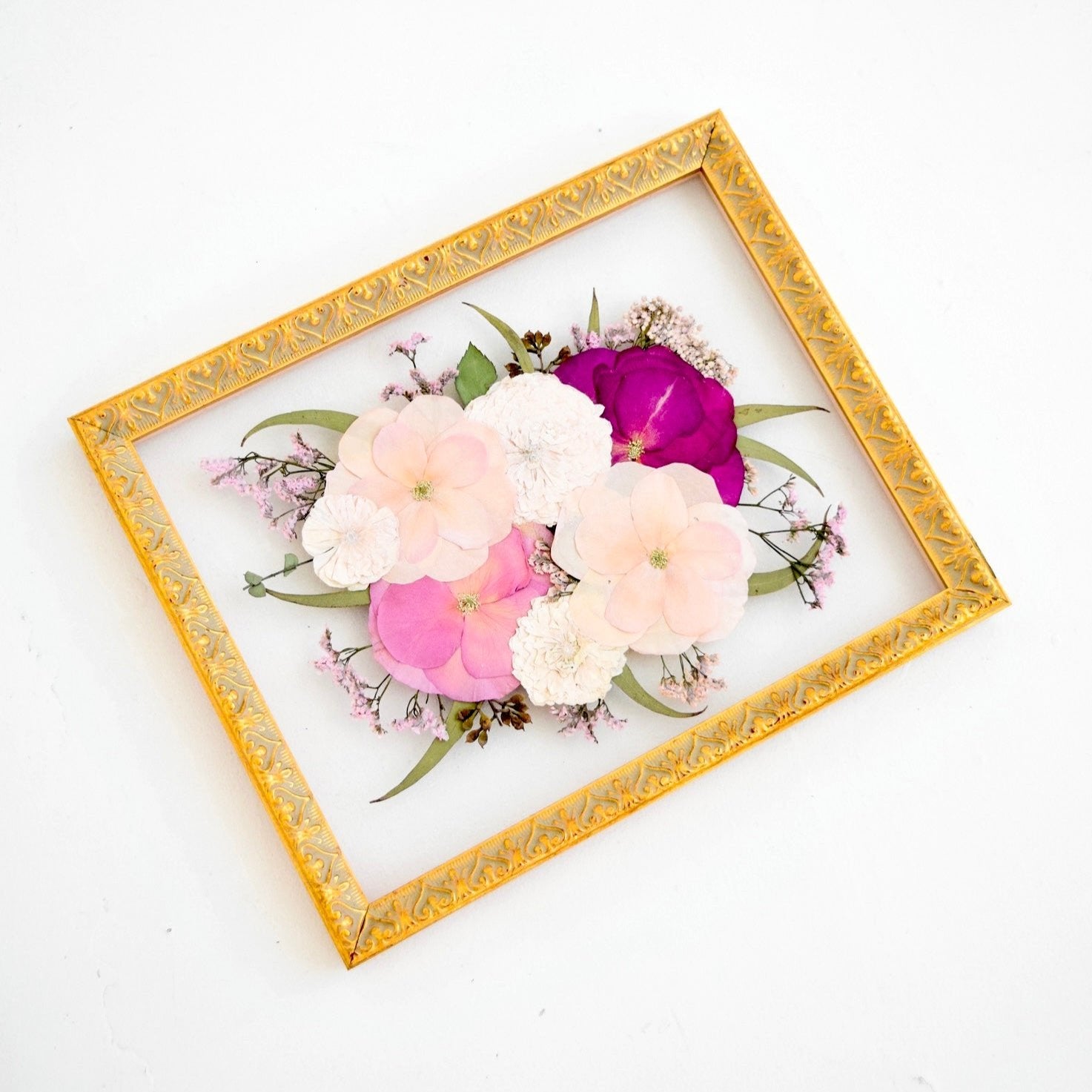 Hyacinths Square Collection showcasing handcrafted resin and pressed flower keepsakes created from preserved wedding bouquets by Blossom & Rhyme