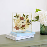 10x10 Resin Floral Block - blossomandrhyme