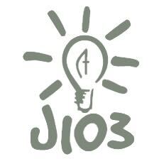 J103 radio station logo featured by Blossom & Rhyme