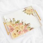 Monets Garden of Giverny Collection featuring handcrafted preserved wedding flower keepsakes inspired by soft garden blooms and created by Blossom & Rhyme