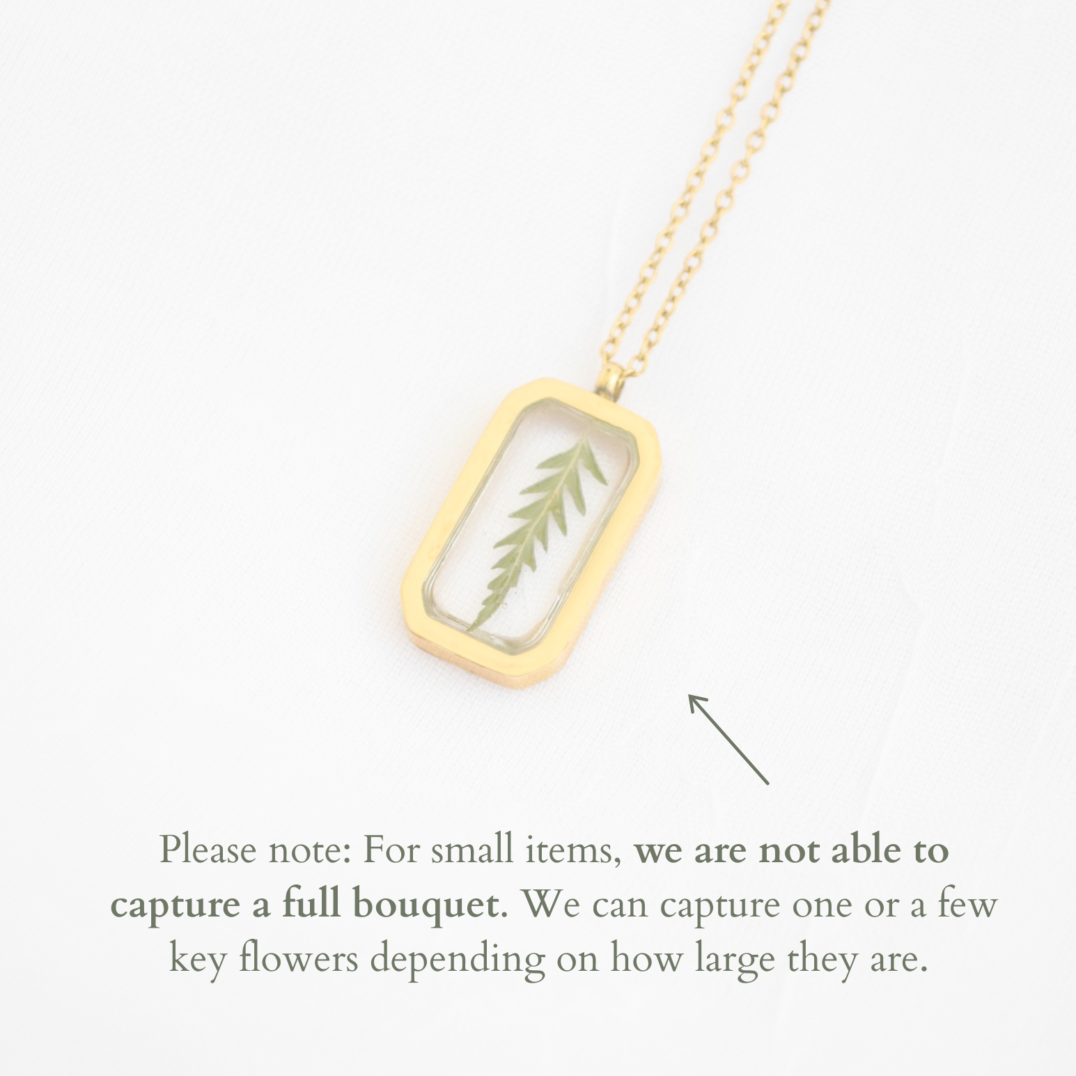 Custom Floral Necklace - blossomandrhyme