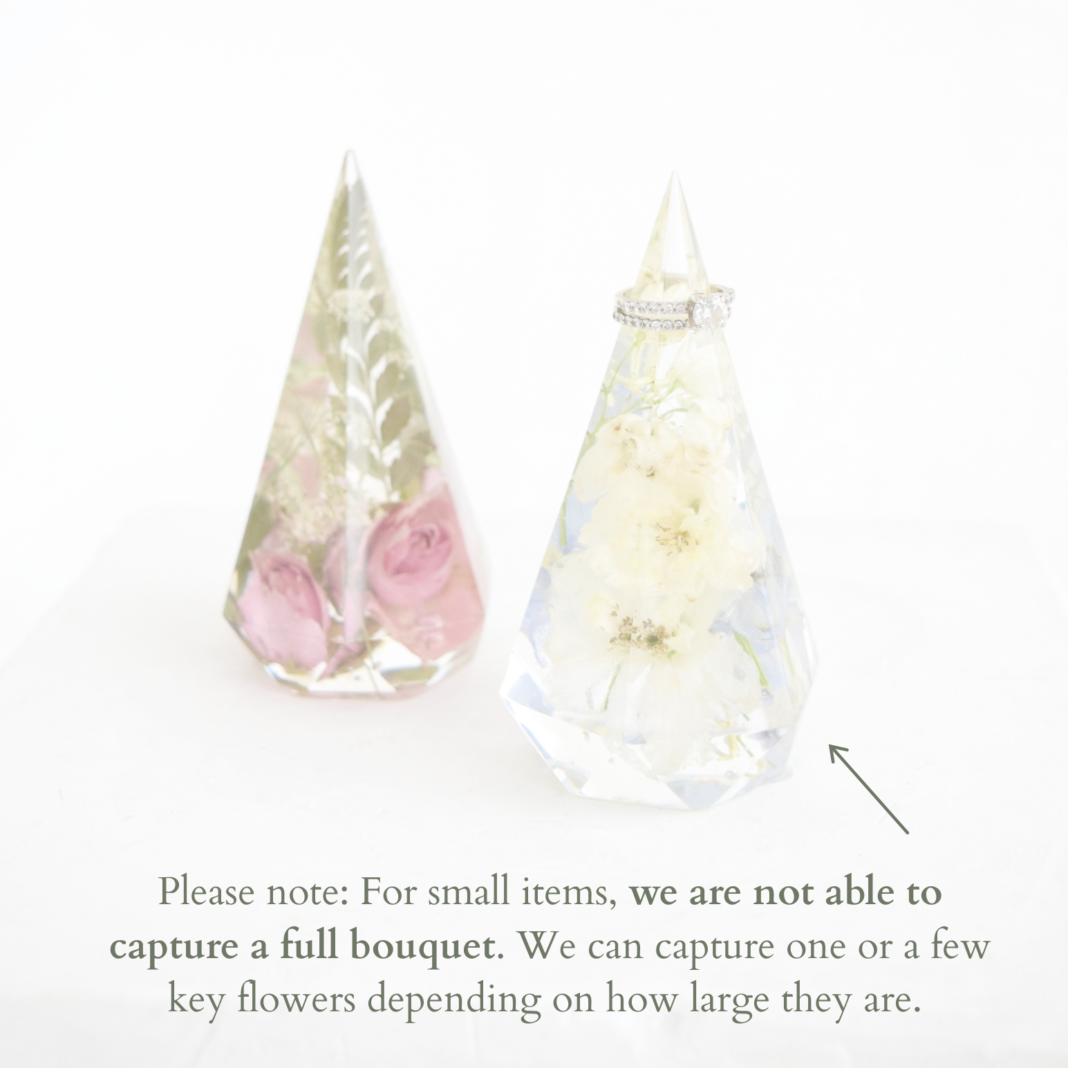 Custom Floral Ring Holder - blossomandrhyme