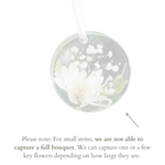 Resin Floral Ornament - blossomandrhyme