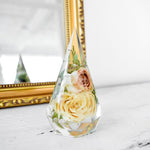 Purposeful Petals Collection featuring preserved wedding flower keepsakes handcrafted by Blossom & Rhyme