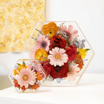 Mini Floral Hexagon - blossomandrhyme
