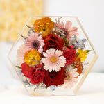 Large Floral Hexagon - blossomandrhyme