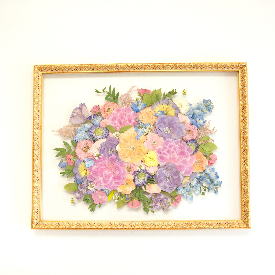 16x20 Pressed Floral Frame - blossomandrhyme