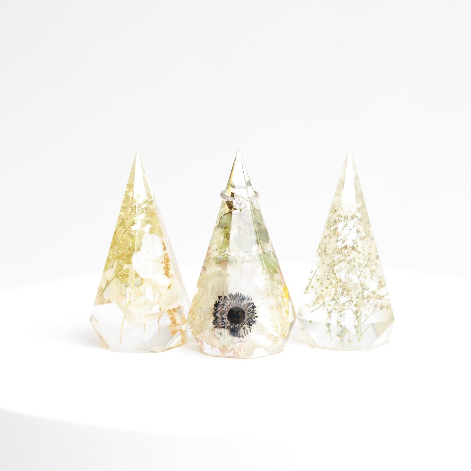 Custom Floral Ring Holder - blossomandrhyme