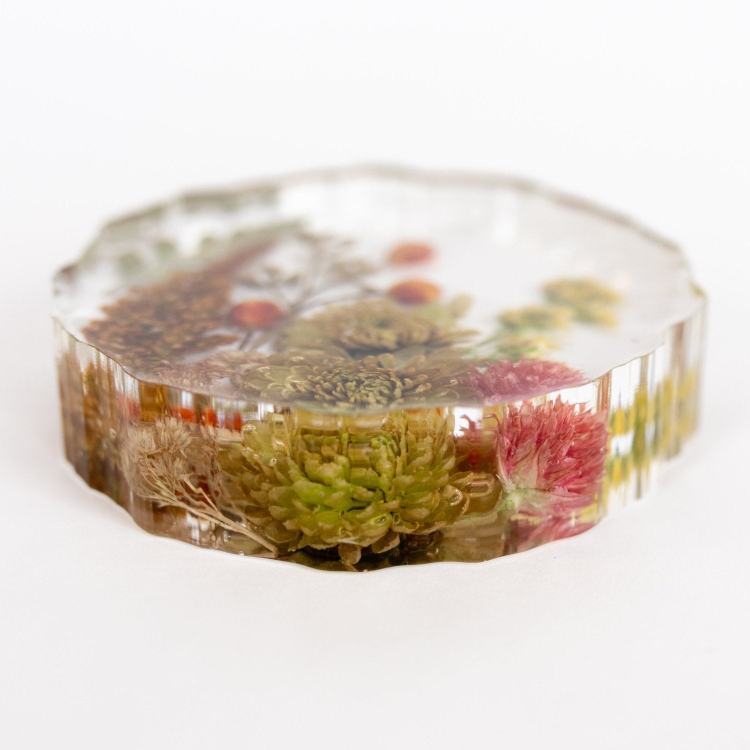 Custom Small Floral Geode - blossomandrhyme