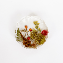 Custom Small Floral Geode - blossomandrhyme
