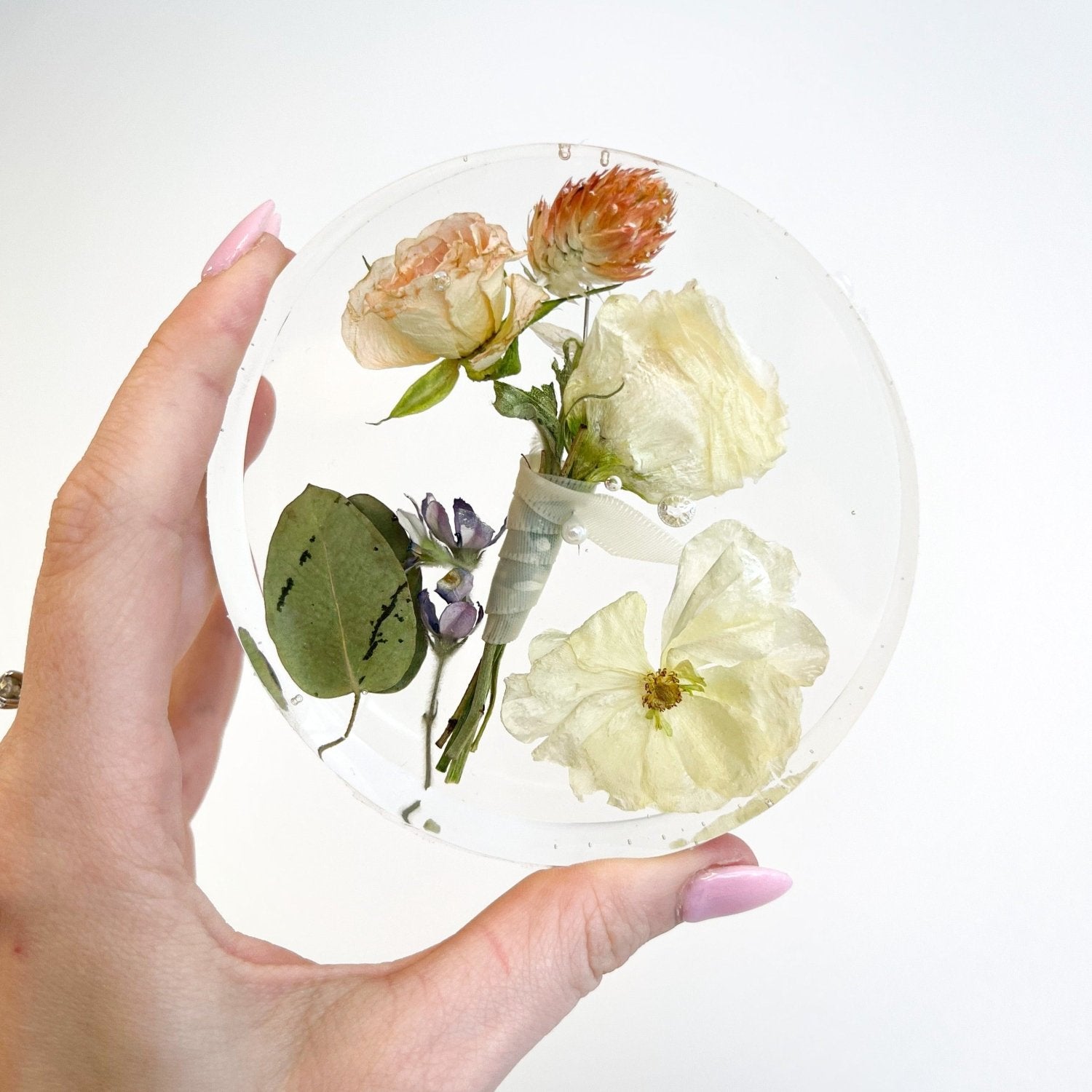 Custom Small Floral Round - blossomandrhyme