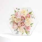 Large Floral Hexagon - blossomandrhyme