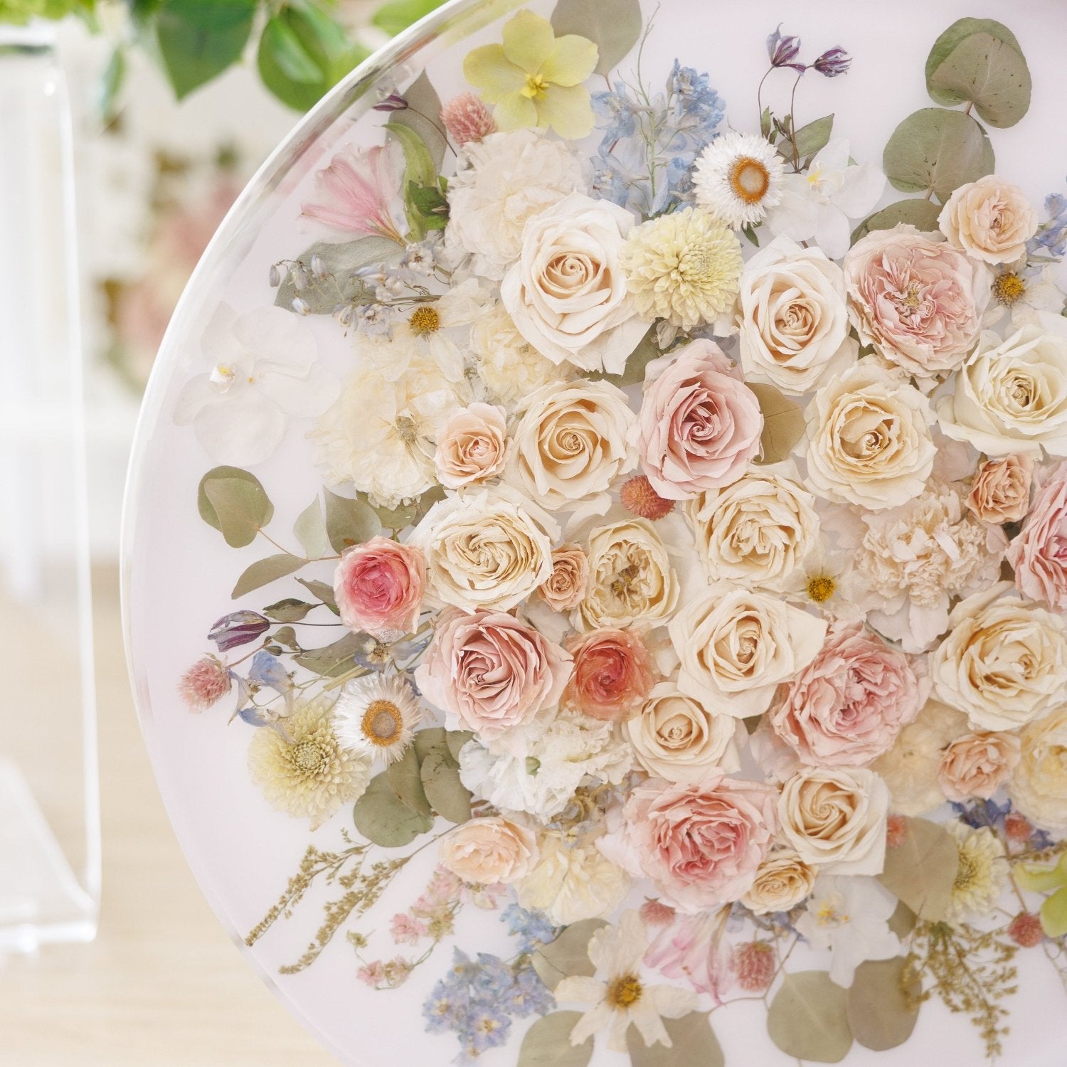 Large Floral Side Table (29% Sale Today Only Applied at Checkout) - blossomandrhyme