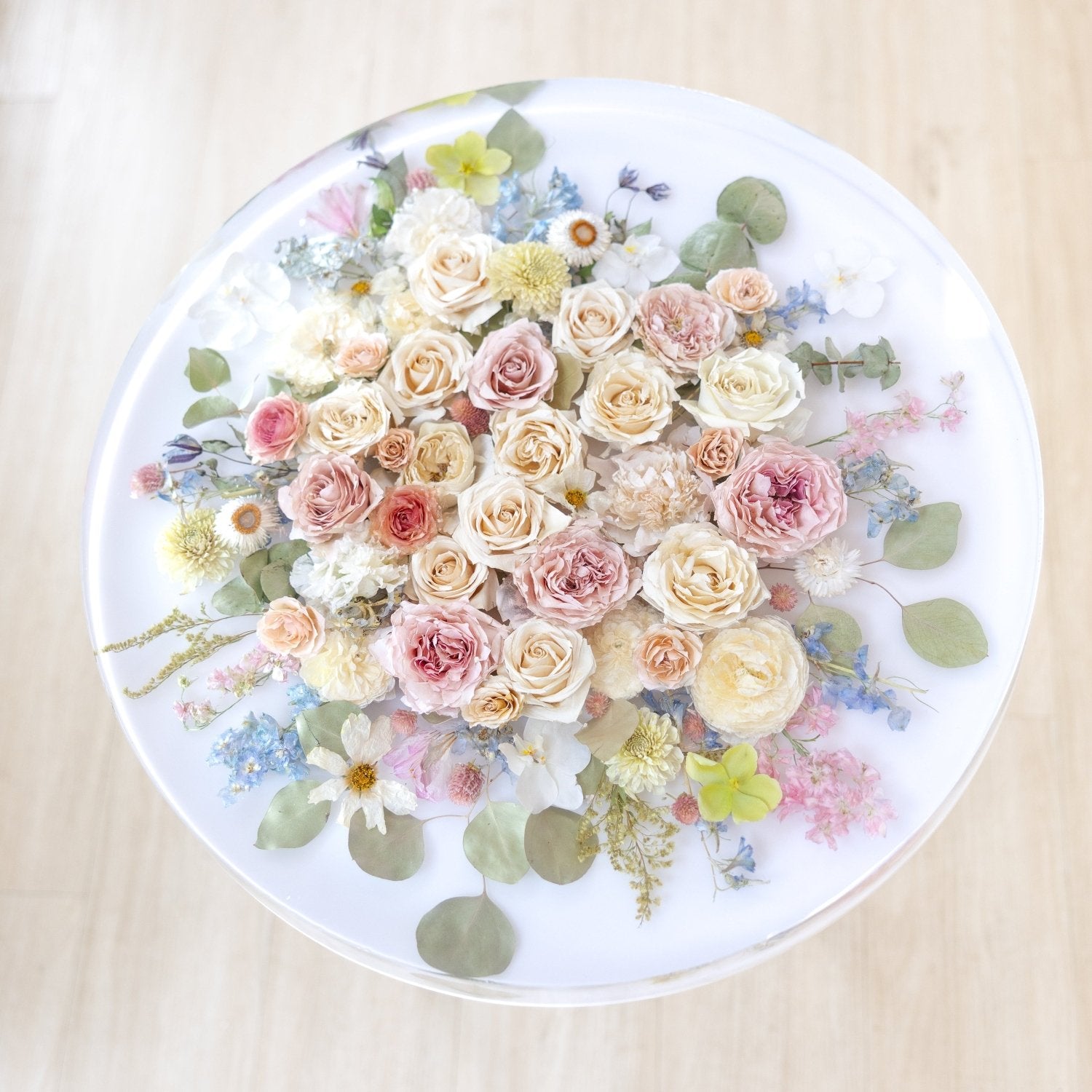 Large Floral Side Table (29% Sale Today Only Applied at Checkout) - blossomandrhyme
