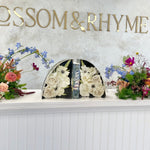 Large Resin Bookends - blossomandrhyme
