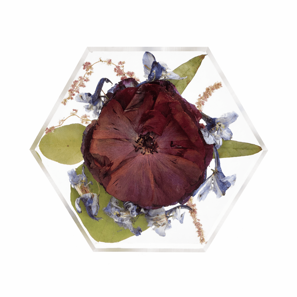 Mini Floral Hexagon - blossomandrhyme